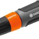 GARDENA Cleaning Nozzle: Water nozzle with infinitely adjustable jet, for cleaning and spraying, water stop, frost protection, packaged (18300-20)