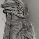 Minky Dot Weighted Blanket for Adults Queen Size 15 lbs, Soft Cooling Heavy Breathable Blanket for All-Season, Washable Weighted Throw with Glass Beads, 60 x 80 Inches, Grey