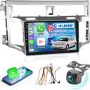 4+64G Android Car Radio for Toyota Avalon 2006 2007 2008 2009 2010 - Wireless Carplay & Android Auto - 9 Inch Touchscreen Radio with 32 Equalizer, WiFi, GPS, AI DSP + AHD Rear View Camera