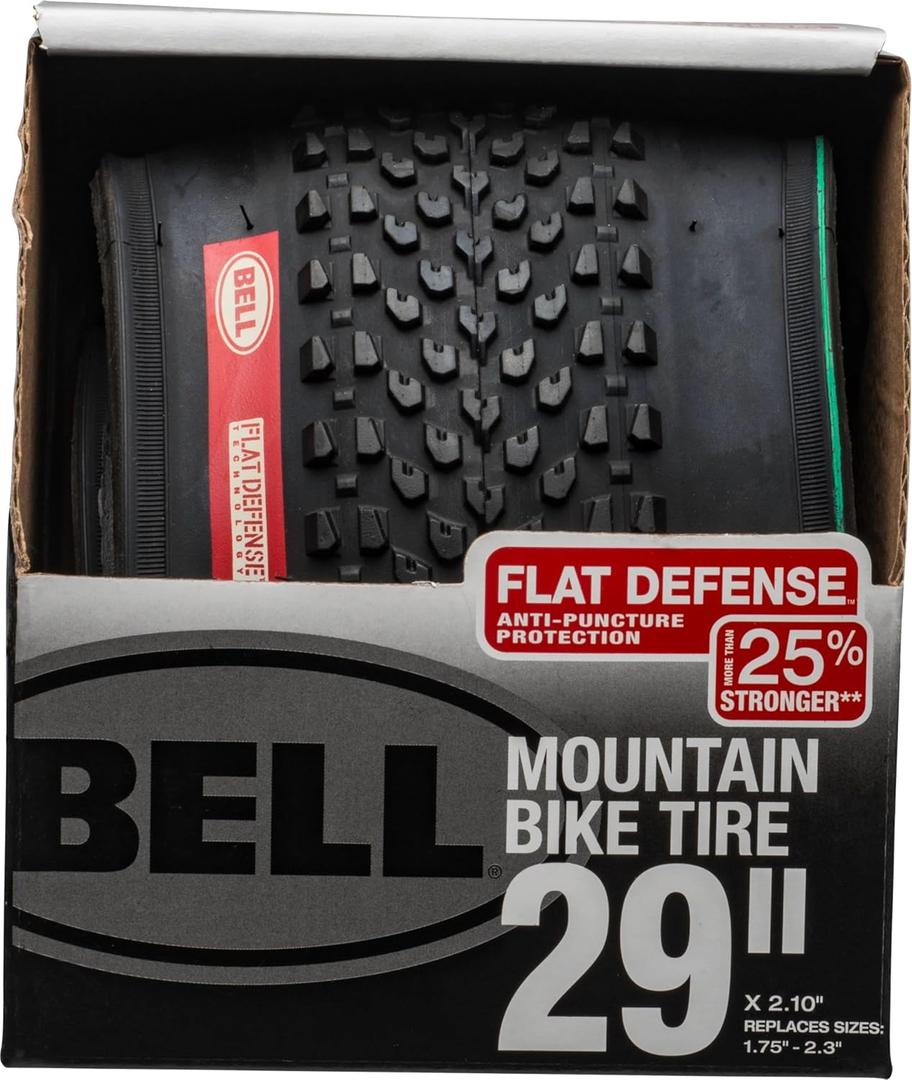 Bell Mountain Bike Tires in Standard or Flat Defense (29" x 2.10 - 2.25")