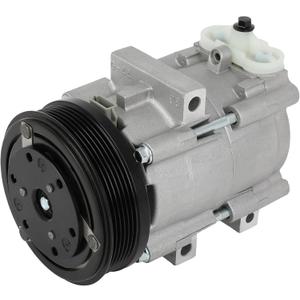 cciyu AC Compressor with Clutch for Mazda Tribute 3.0L 2001-2006,for Ford Escape 3.0L 2001-2007 Air Conditioning Compressor 6 Grooves 4L8Z19V703CA