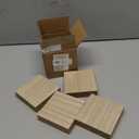 Bright Creations Unfinished MDF Wood Squares for Crafts, Wooden Blocks, 1 Inch Thick (6x6 in, 4 Pack) - Wood Blocks - Wooden Squares for Crafts