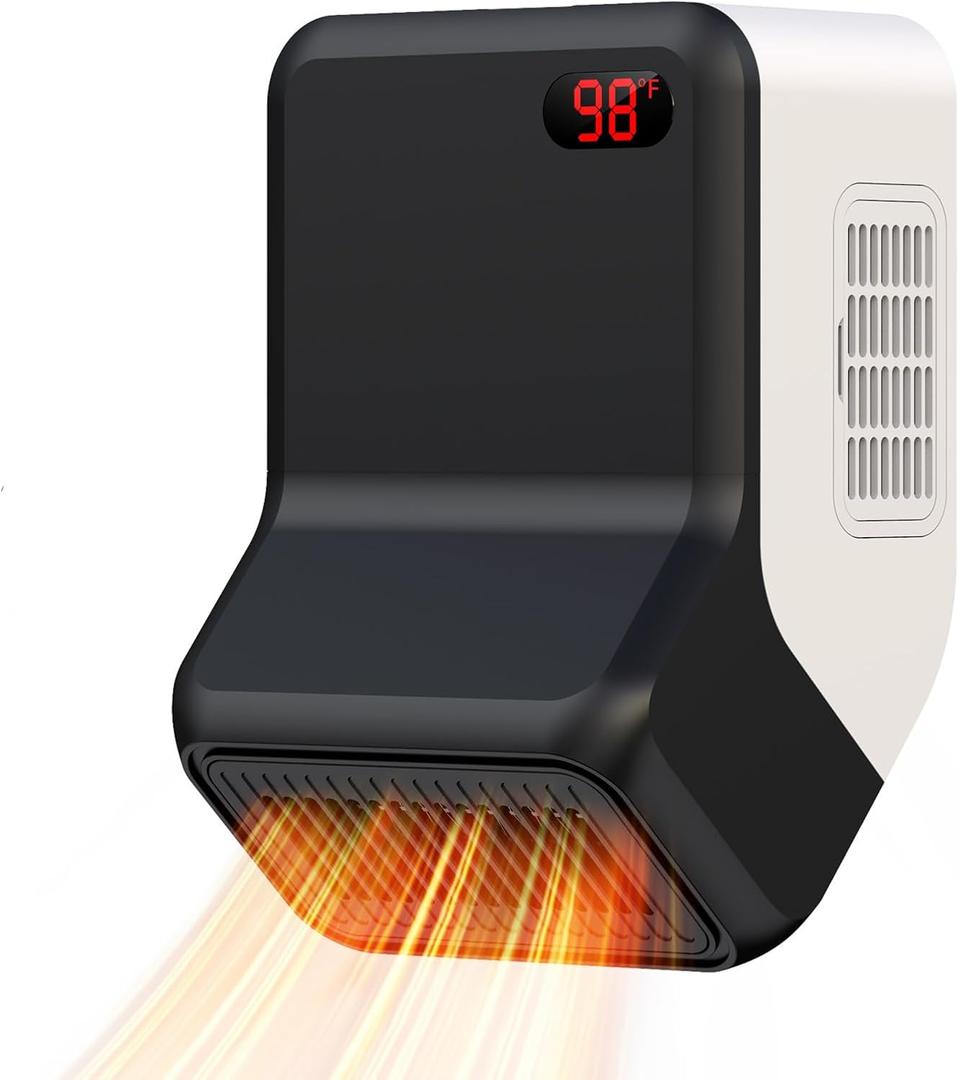 Pet Heater, Thermostat 300W/600W, Coverage up to 150 ft, Ambient 95102F, Anti-Chew Cord, Low-Noise, For Dog House/Chicken Coop/Cat/Rabbit (300W/600W)