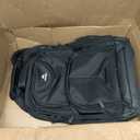 MATEIN Rolling Backpack, 17 inch Water Resistant Wheeled Laptop Backpack, Carry on Luggage Business Bag, Overnight College Computer Bag Trolley Suitcase for Men Women Adults to Travel, Black