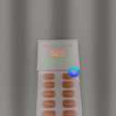 BTArtbox Press On Nails Short - Nude Square Nail Tips Glue On Nails, Reusable Stick On Nails in 16 Sizes - 32 Soft Gel Fake Nails Kit, Cinnamon