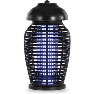 GARTO Bug Zapper 4200V Gnat Traps Outdoor& Indoor Mosquito Zapper Electric Fly Zapper 360  Fruit Fly Trap, with 365nm Wavelength 6.5ft Power Cord Waterproof for Home Garden Office Patio
