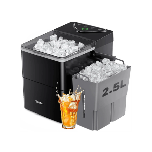 Silonn Countertop Ice Maker, 9 Cubes in 6 Mins, 2.5L Basket, Self-Cleaning, LED Touch