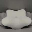 DONAMA Cervical Pillow for Neck and Shoulder,Contour Memory Foam Pillow,Ergonomic Neck Support Pillow for Side Back Stomach Sleepers with Pillowcase