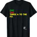 Old School Rap Hip HOP Merch One Two Three Quote 90's T-Shirt 2XL