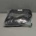 MAGZO Door Draft Stopper 36 Inches, Weighted Triangular Door Snake for Winter Noise Blocker with Hook Loops, Black