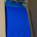 RVMasking Hard Top/T-Top Boat Cover, 1200D Partial Reinforced Waterproof Heavy Duty with Motor Cover for Center Console Boat with T TOP Roof, 22'-24' Long Beam Width up to 106", Blue