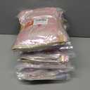 Hiroyuki Iridescent Makeup Bag, Cute Cosmetic Bag, Large Capacity Travel Pouch (Amazing, pink) 10 Pack