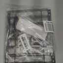 Reusable Bag Drying Rack, Foldable Metal Stand for Reusable Ziplock & Silicone Storage Bags, Rustproof Kitchen Dryer, Black