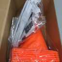 22 Pcs Race Car Party Decorations, Racetrack Floor Runner Traffic Cones with Hole on Top and Racing Flags Set with 9.8 ft Race Track Banner for Racing Car Party Supplies