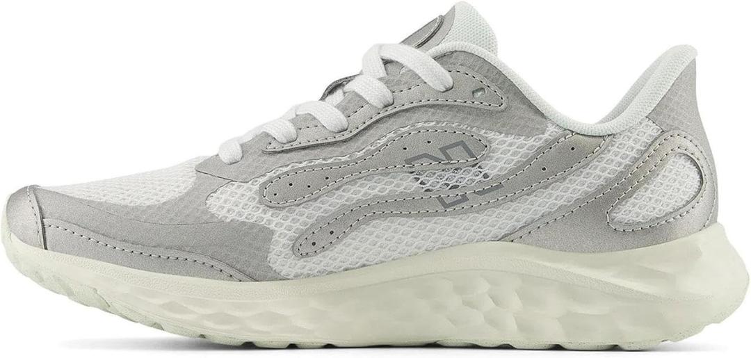 New Balance Women's Fresh Foam Arishi V4 Running Shoe Silver Metallic/Reflection/White 8.5