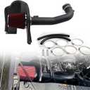 Cold Air Intake System & Heat Shield for 2014-2019 Chevy/GMC/Cadillac 5.3L 6.2L V8 (Silverado 1500, Suburban, Tahoe, Sierra 1500, Yukon, Yukon Denali, Escalade) Black