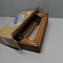 2 Set Wooden Tiered Risers Display Stands for Vendor Events,Stackable Wood Cupcake Display Stand,Farmhouse Decor Wood Dessert Table Display Set,Vendor Booth Display Items,Food Display Risers for Party (Dark Brown)