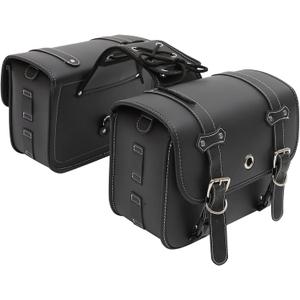Mobestech Motorcycle Fork Bag Saddlebag for Motorbike Weatherproof Roomy Storage