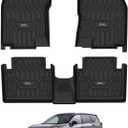 3W 2014-2020 Nissan Rogue Floor Mats Custom Fit for Nissan Rogue Accessories TPE All Weather Floor Liner, 1st and 2nd Row Car Mats (NOT for Rouge Sports and Select Models)