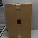 LEVEL8 Hard Shell Carry on Luggage Airline Approved, Carry-on Suitcases with Wheels, Lightweight Luminous Textured Hardside Travel Bag with Tsa Lock, 20 Inch, Black