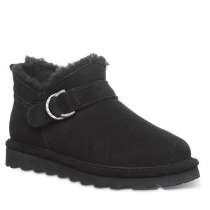 Bearpaw Shorty Buckle Women's Boot Black  10