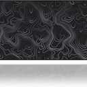 Gamer Boss - Gaming Mouse Pad - 36 x 12 Inches - 4mm Thick with Stitched Edges, Non-Slip Rubber Base, Premium Cloth Mousepad, Desk Mat for Laptop, Keyboard, Computer & PC (Extended, Topographic)