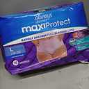 Always Discreet MaxiProtect Adult Diapers for Women, Incontinence Underwear, Scented, Postpartum Essentials, Bladder Leak Protection, Disposable Briefs, Maximum Plus Absorbency, Size L, 64 Count
