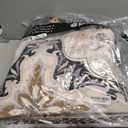 RUSHUFFY 8x10 Washable Area Rugs for Living Room, Non-Slip Large Boho Vintage Retro Print Pattern Carpet for Bedroom Dorm Dining Room Farmhouse Nursery Home Office, Black & Gold