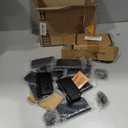 goldenwarm 12 Pack Interior and Exterior Door Hinges, Matte Black Door Hinges 4 inch x 4 inch with 5/8" Radius Corners