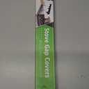 Stove Gap Covers Stainless Steel,2 Pack Stove Gap Filler Range Trim Kit with Non-Slip Mat,Easy Retractable 12.7 to 25,Sturdy and Heat Resistant Stove Gap Guards for Kitchen,Countertop (Long Style)