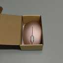 seenda Wireless Mouse, 2.4G Noiseless Mouse with USB Receiver Portable Computer Mice for PC, Tablet, Laptop, Notebook - Rose Gold&White