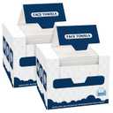 GLIMGLINT Face Towels, 100 Count (2 Box) Disposable Face Towelettes, Biodegradable Makeup Remover Dry Wipes, Super Soft Clean Facial Towels Wash Cloth for Sensitive Skin