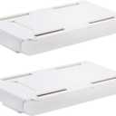 Under Desk Drawer White 2 pcs