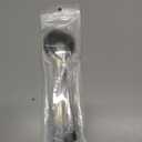 AYFDISHS 4-Piece Serving Spoon Set - Includes 2 Serving Spoons and 2 Slotted Spoons, Large Cutlery for Catering Buffet, Mirror Polished, Dishwasher Safe, 8.7 Inches, Silver