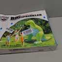 BigMouth Inc. Giant Inflatable Dinosaur Sprinkler, Fun Summer Backyard Water Splash Toy for Kids, 6 Feet Tall, Large
