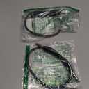 Pack of 2 .35mm (1/4 inch) Male-To-Male Audio Cable, Black