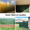 Artificial Ivy Fence Privacy Screen with Mesh Back, 72" x 96" Faux Ivy Vine Leaf Fence Panels, Balcony Privacy Screen, Hedge Wall Decoration for Outside, Garden, Yard, Patio