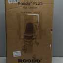 ROODO 3 Wheel Dog Pet Cat Stroller Best Lightweight Foldable Compact Portable Jogger All Terrain Travel Pet Gear Puppy Kitty Stroller for up to 30lbs Medium Small Dogs and Cats(Light Khaki)
