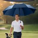 SIEPASA Golf Umbrella Large 62/68/72 Inch Automatic Open Golf Umbrella Extra Large Oversize Double Canopy Vented Umbrella Windproof Waterproof for Men and Women.
