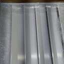 Outdoor AC Condenser Deflector Baffle, Galvanized Steel Wind Guide Cover Compressor Fence, Universal Fit for Air Conditioner Protection 25.5x25.5 in