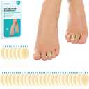 Promifun Blister Bandages Blister Pads - 28 ct Blister Cushions - Water Resistant Hydrocolloid Bandage for Foot, Toe, Heel - Gel Blister Bandages for Prevention & Recovery, Toe Pack