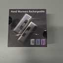 2 x Hand Warmers Rechargeable 2 Pack - Magnetic Electric Hand Warmers 10000mAh, AI Temp Control, Up to 131, Reusable Battery Operated Pocket Heater with Digital Display for Raynauds, Hunting, Golf