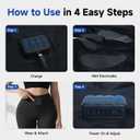 MEGELIN Tnoning Shorts, Hip+ Pelvic Restore Black for Women at Home