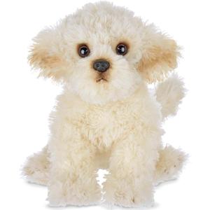 Bearington Dog Stuffed Animal - Bisquit Puppy Realistic Stuffed Animals - Plush Dog Toys for Kids Poodle Labradoodle Plushies -13.5 Inch