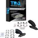 TRQ Brake Pads Ceramic Compatible with 2018-2021 Nissan LEAF