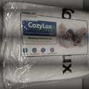 CozyLux Queen Comforter Set White Seersucker 7 Pieces Bed in a Bag Queen Comforter Set with Sheets, Luxury Soft Bedding Set with Down Alternative Comforter, Sheets, Pillowcases & Shams for All Seasons