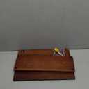 HOSHANHO Magnetic Knife Block 14 x 10 Inches, Double Sided Magnetic Knife Holder Rack for Kitchen Counter, Acacia Wood Magnetic Knife Storage Stand with Knife Sharpener