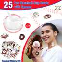 MEEZY 50 Set Baseball Helmet Ice Cream Bowls with 25 Mini Dessert Cups and 25 Spoons, 8oz Reusable Baseball Cap Snack Dessert Cup Bowls Baseball Party Favors for Kids Sports Birthday Party Supplies