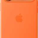 Apple iPhone 17 Pro Max Silicone Case with MagSafe and Camera Control: Lightweight Phone Case, Wireless Charging Compatible, Smooth Matte Finish; Orange
