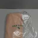 ISAENNE Pink Tablecloth for Round Tables,Linen Table Cloth Solid Color Plain Simplicity,Heavy Durable Table Cover for Dining Kitchen Decor Party Banquet, Diameter 55"